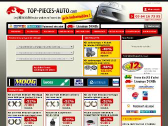 top-pieces-auto.com website preview