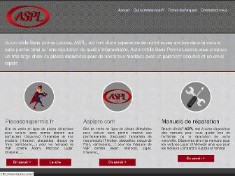 aspl.fr website preview