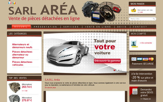 area-garage-pieces-auto.com website preview