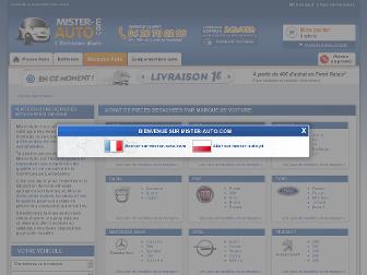 marques-voiture.mister-auto.com website preview