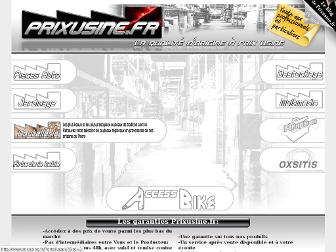 prixusine.fr website preview
