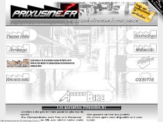 prixusine.fr website preview