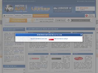 equipementiers-auto.mister-auto.com website preview