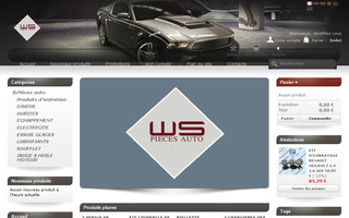 ws-piecesauto.com website preview