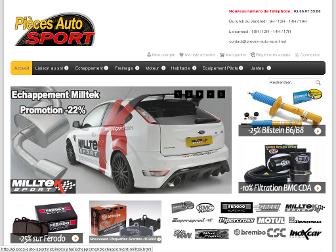 pieces-auto-sport.net website preview