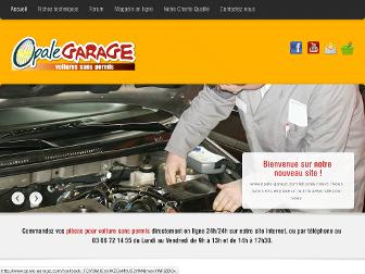 opale-garage.com website preview