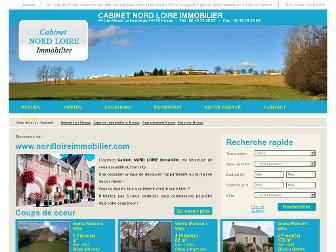 nordloireimmobilier.com website preview