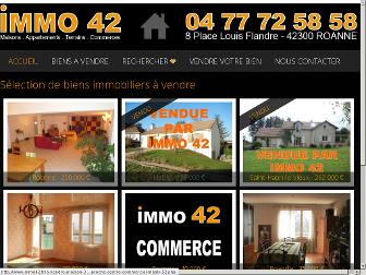 immo42.com website preview