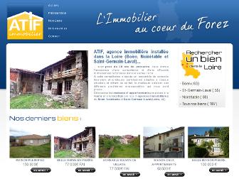 atifimmobilier.fr website preview