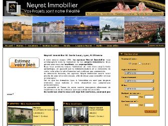 neyret-immobilier.com website preview