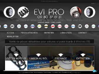 evipro.fr website preview