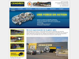 cendres.fr website preview