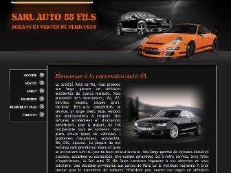 auto55fils.com website preview