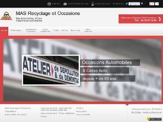 casse-auto-mas.fr website preview