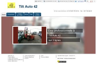 tilt-auto-loire.fr website preview