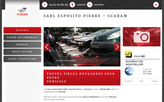 casse-automobile-esposito.fr website preview