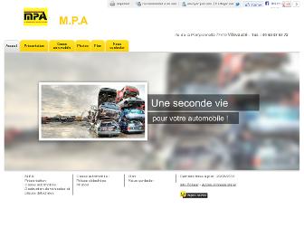 mpa-casse-automobile.fr website preview