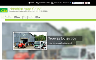 nanthiat-auto-casse.fr website preview