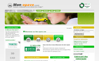 mon-epave.com website preview