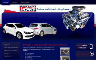 autos-pieces-sylvain.com website preview