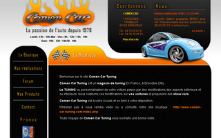 comen-car-tuning.com website preview