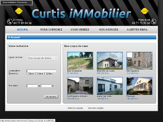 curtis-immobilier.fr website preview