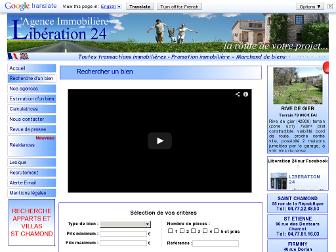 liberation24immo.com website preview