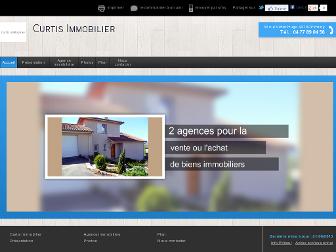 agence-immobiliere-curtis.fr website preview