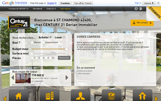 century21dorian-immobilier.com website preview