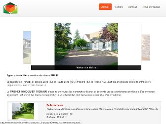 tremaud-immobilier.fr website preview