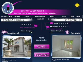 ginet.fr website preview