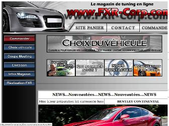 fxr-corp.be website preview