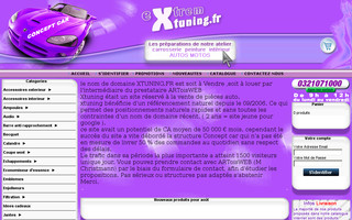xtuning.fr website preview