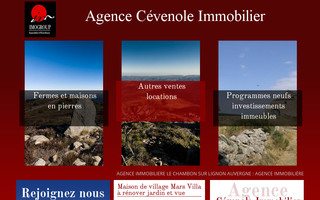 cevenol-immobilier.com website preview