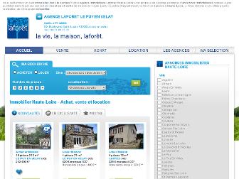 laforet-immobilier-haute-loire.com website preview