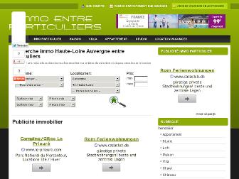 haute-loire.immo-entre-particuliers.com website preview