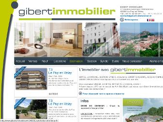 gibert-immobilier.fr website preview