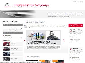 citroenaccessoires.fr website preview