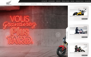 moto.honda.fr website preview