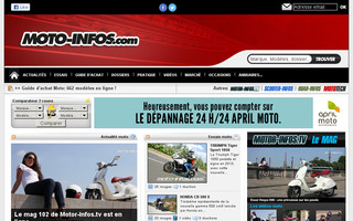 moto-infos.com website preview