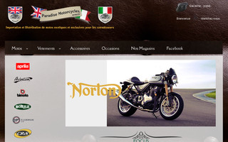 paradise-moto.com website preview