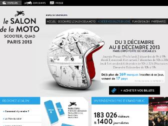 lesalondelamoto.com website preview