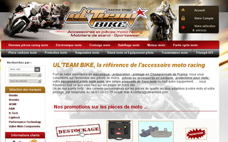 ulteambike.com website preview