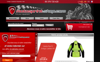 motosprint-shop.com website preview