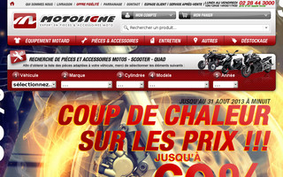 motoligne.com website preview