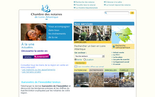 chambre-loire-atlantique.notaires.fr website preview