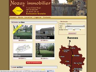 nozay-immobilier.fr website preview