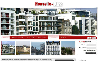 nouvelle-aire.fr website preview