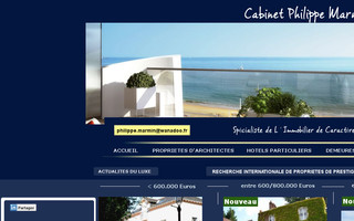 marmin-immobilier.com website preview