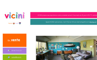 vicini.fr website preview